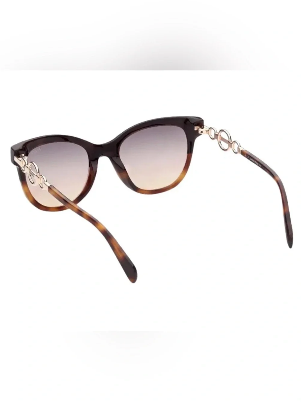 Emilio Pucci EP157 05B Blue Tortoise Cat Eye Sunglasses 54-21-140 New Case $595